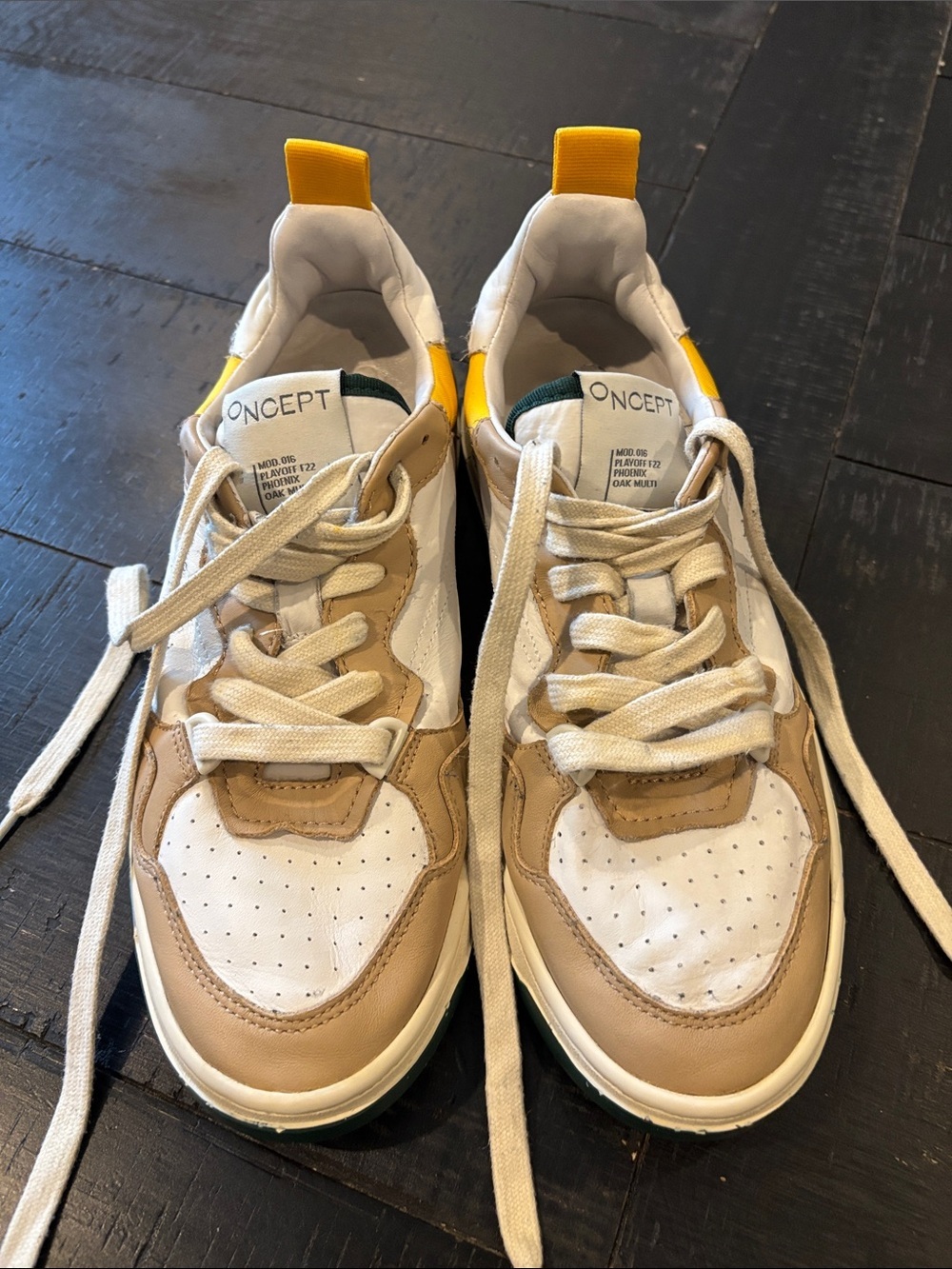 ONCEPT PHOENIX SNEAKER IN OAK MULTI Calf Leather 9 1/2